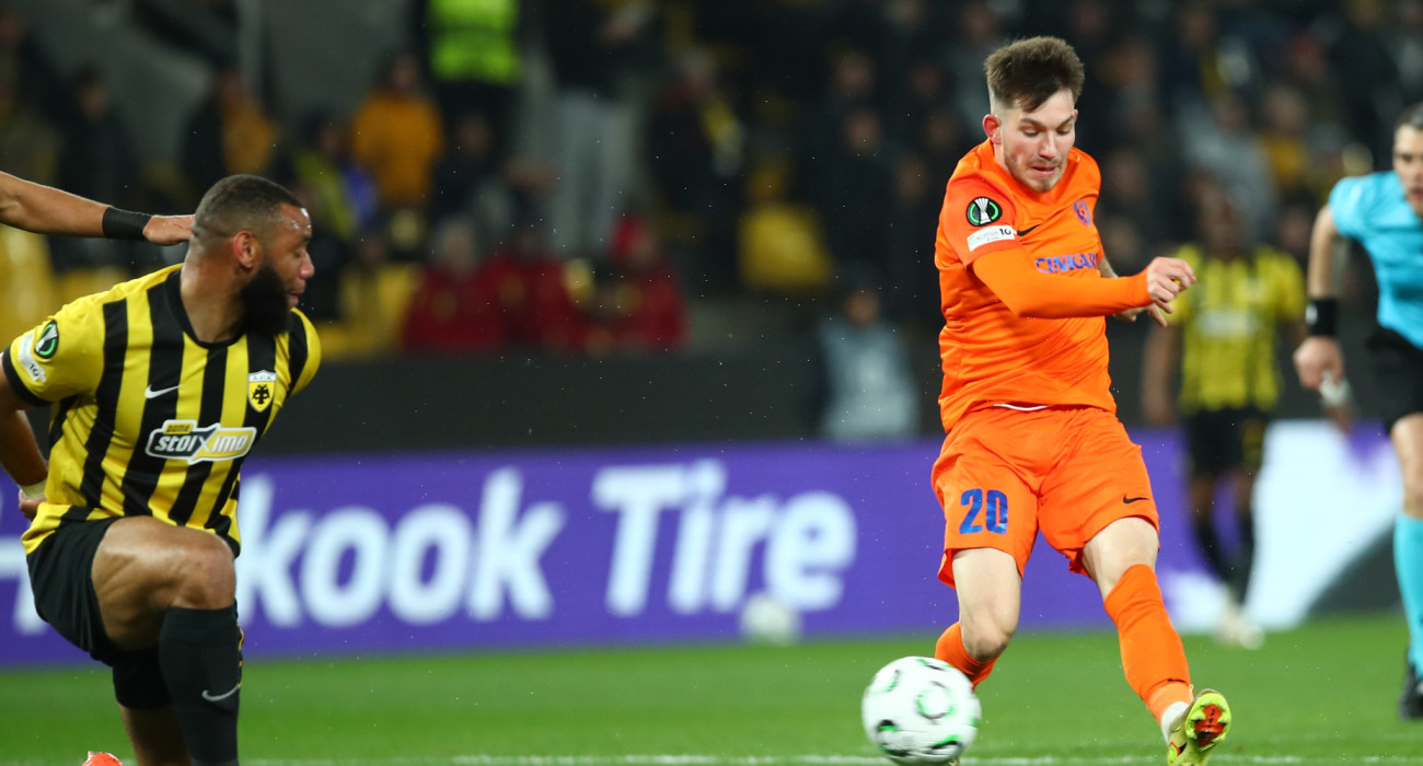 Το σουτ του Ιοσίφοφ για το 0-1 της Τσέλιε / Πηγή: Intime