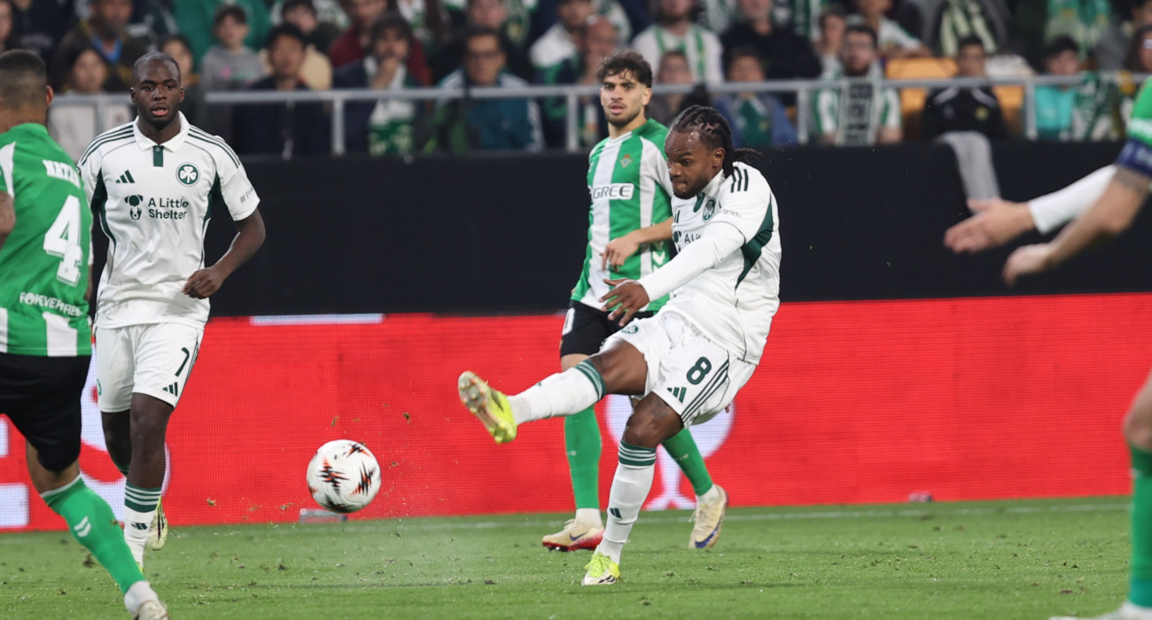 Ο Ρενάτο Σάντσες σε στιγμιότυπο του αγώνα Μπέτις - Παναθηναϊκός / Πηγή: InTime