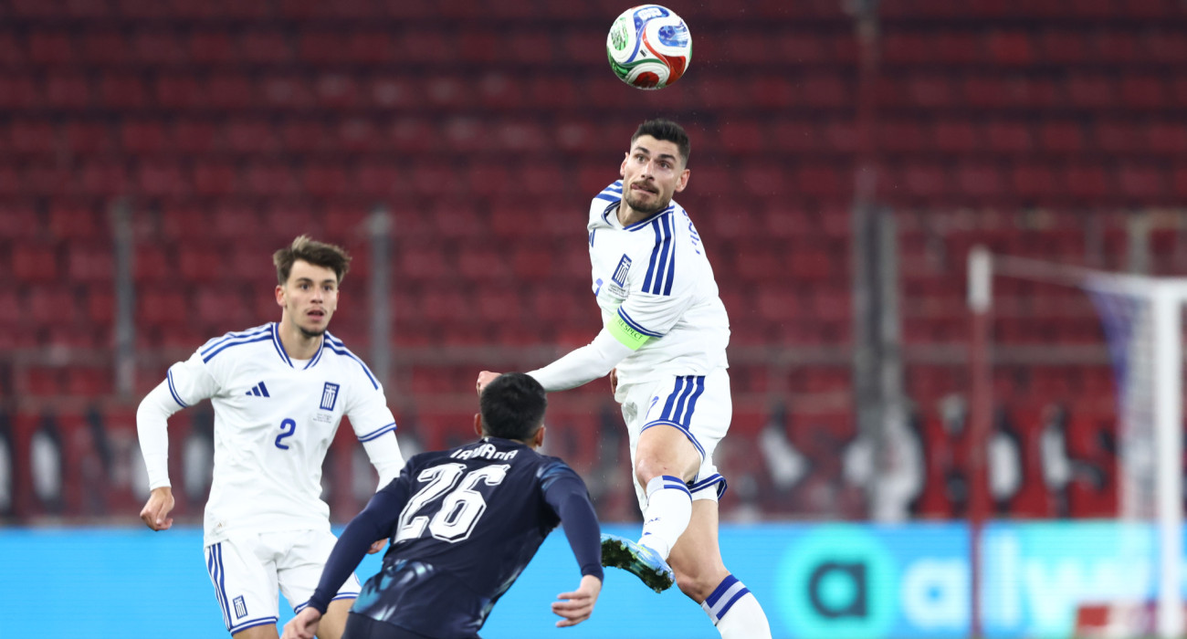 Στιγμιότυπο από την αναμέτρηση της Εθνικής Ελλάδας με την Παραγουάη / Πηγή: InTime