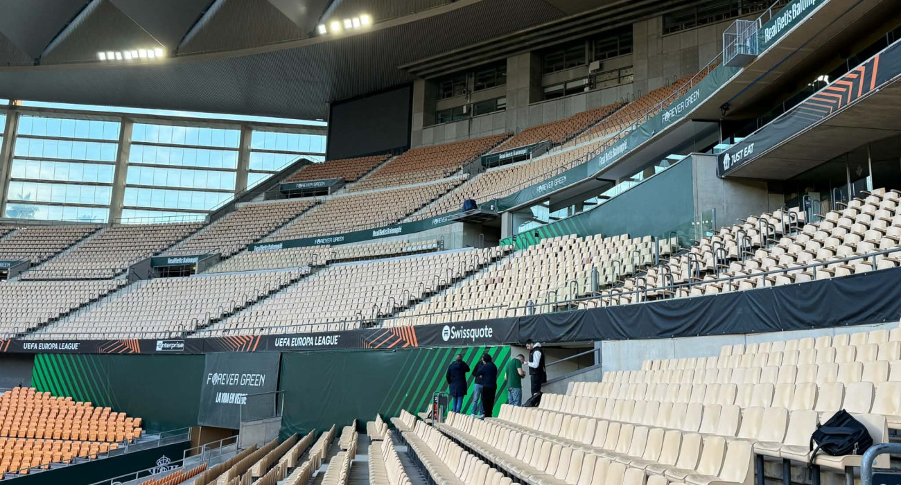 Το σημείο που θα βρίσκονται οι 3.500 οπαδοί του Παναθηναϊκού στο «La Cartuja»