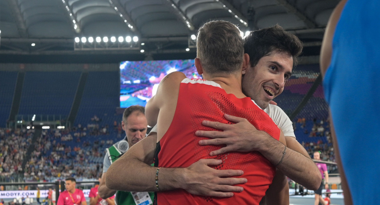 Ο Σιμόν Εχάμερ και ο Μίλτος Τεντόγλου / Πηγή: Eurokinissi