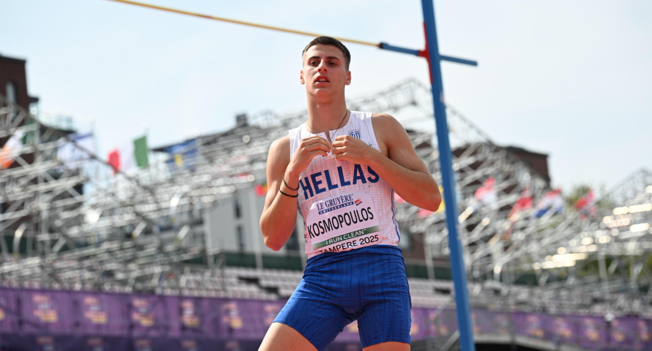 O Νίκος Κοσμόπουλος στο Ευρωπαϊκό Κ20 του 2025/ Πηγή: Eurokinissi