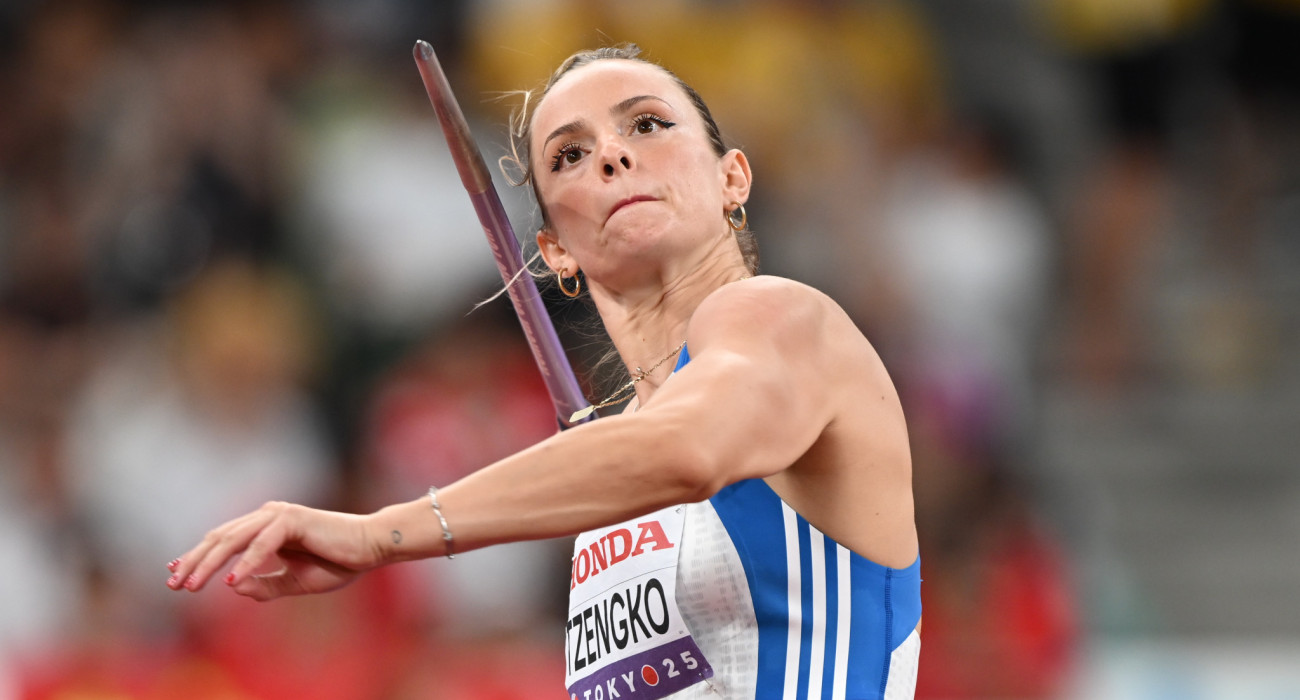 Η Ελίνα Τζένγκο σε βολή της στο Παγκόσμιο Πρωτάθλημα του Τόκιο το 2025 / Πηγή: Eurokinissi