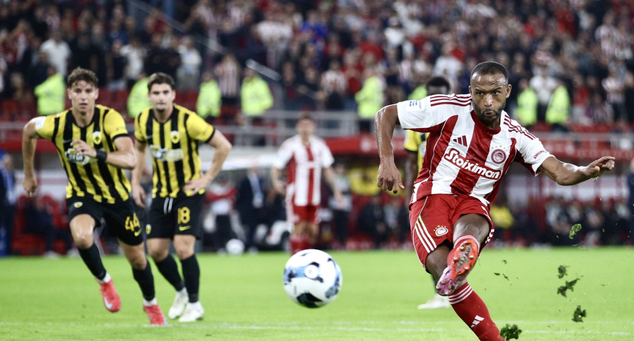 Ο Ελ Κααμπί σε εκτέλεση πέναλτι / Πηγή: Eurokinissi