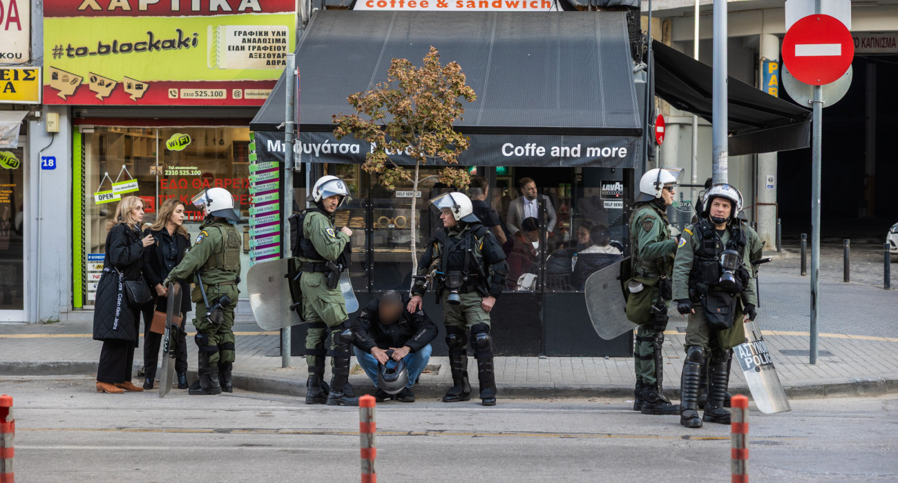 Αστυνομικοί στα Δικαστήρια Θεσσαλονίκης - Φώτο αρχείου / Πηγή: Eurokinissi