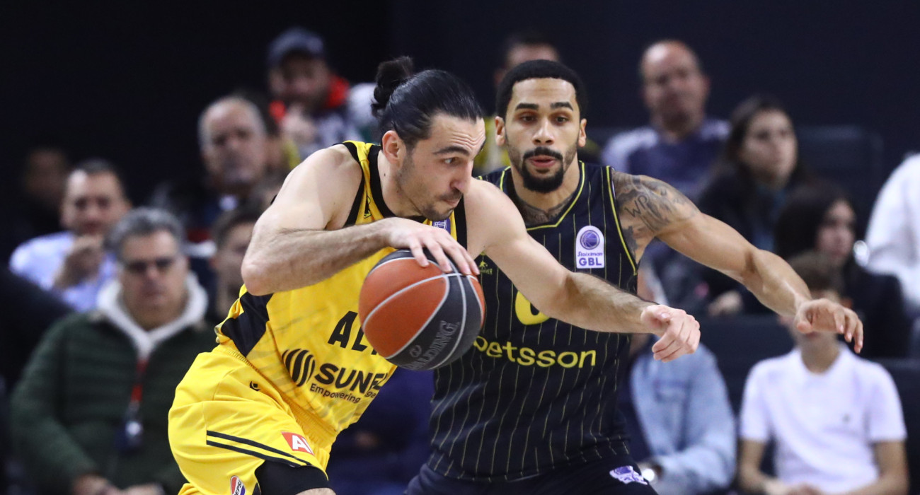 Στιγμιότυπο από την αναμέτρηση ΑΕΚ - Άρης / Πηγή: eurokinissi