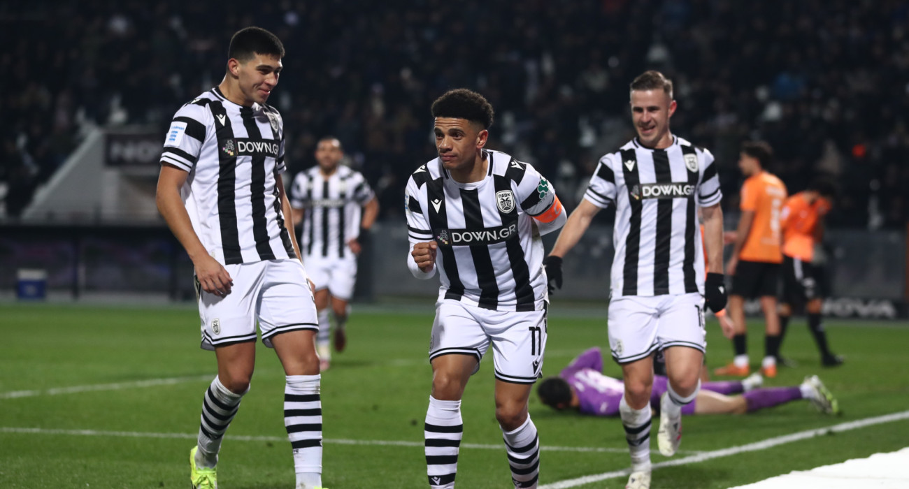 Ο πανηγυρισμός με... τη μαγκούρα του Τάισον/Eurokinissi