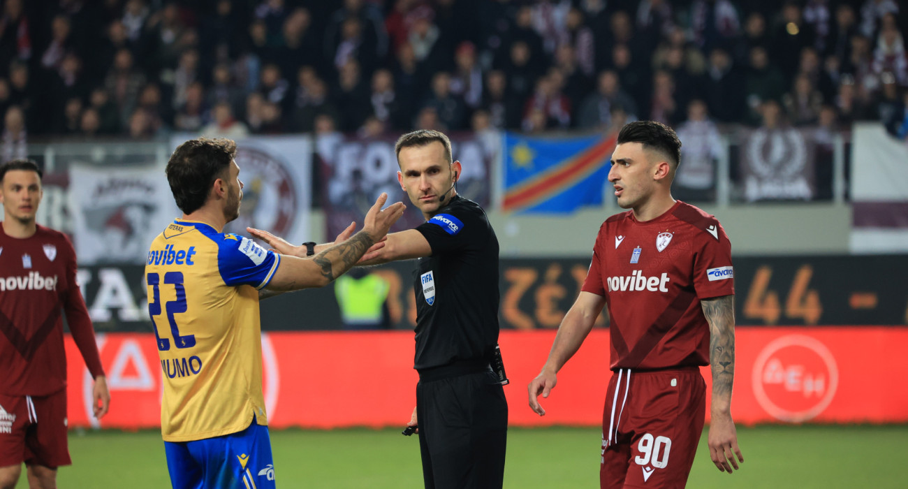 Ο Αλέξανδρος Τσακαλίδης στο ΑΕΛ Novobet - Αστέρας AKTOR / Πηγή: Eurokinissi