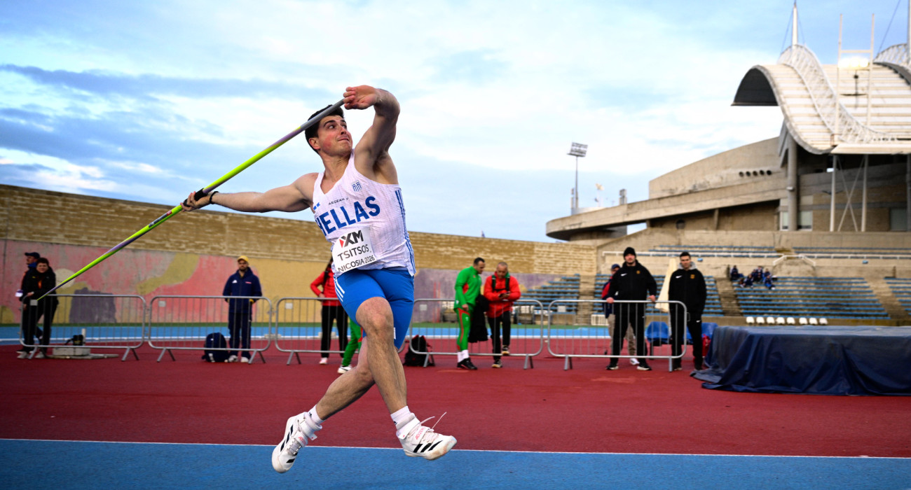 Ο Δημήτρης Τσίτσος σε βολή του στη Λευκωσία / Πηγή: Eurokinissi