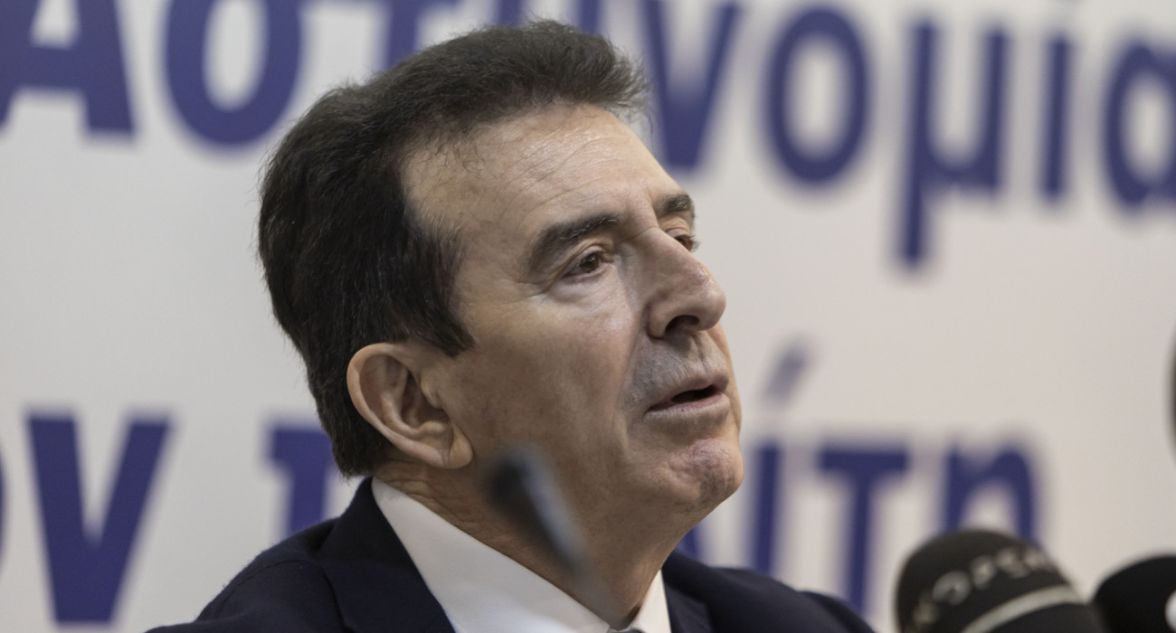 O Υπουργός Προστασίας του Πολίτη, Μιχάλης Χρυσοχοΐδης, κατά την παρουσία του στη Θεσσαλονίκη / Πηγή: Eurokinissi