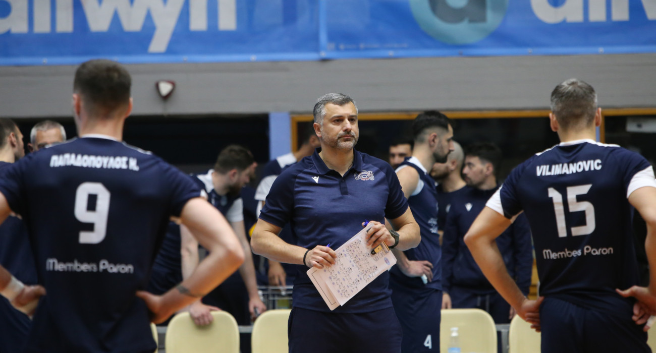 Ο Κώστας Χριστοφιδέλης, προπονητής του Φλοίσβου / Πηγή: Eurokinissi