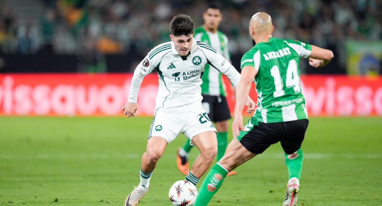 Ο Ταμπόρδα στο εκτός έδρας παιχνίδι του Παναθηναϊκού με την Μπέτις / Πηγή: Eurokinissi