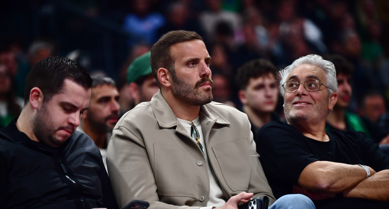 Ο Νίκος Παππάς στο T-Center για το Παναθηναϊκός - Ερυθρός Αστέρας, Πηγή: Eurokinissi