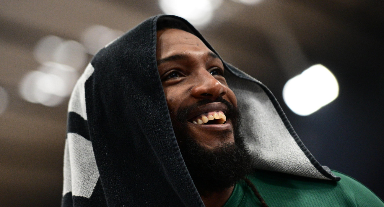 Ο Κένεθ Φαρίντ μετά το παιχνίδι του Παναθηναϊκού με τον Πανιώνιο, Πηγή: Eurokinissi