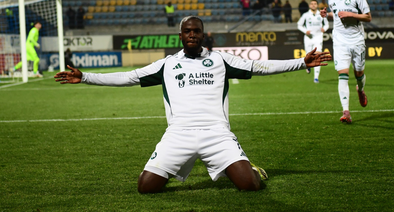 Ο Ανδρέας Τεττέη πραγματοποίησε ακόμα μία κυριαρχική εμφάνιση με τη φανέλα του Παναθηναϊκού / Πηγή: Eurokinissi