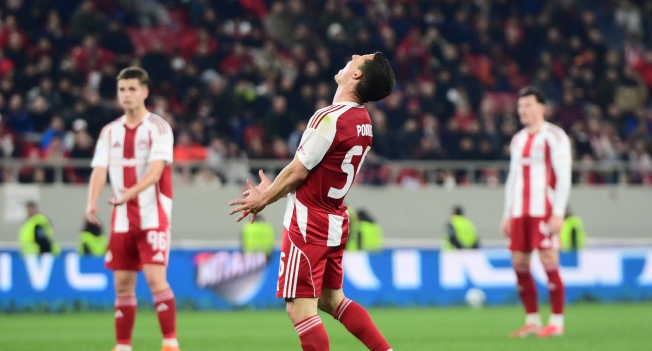 Ο Ποντένσε ήταν κεφάτος, αλλά έχασε την ευκαιρία του αγώνα / Πηγή: Eurokinissi