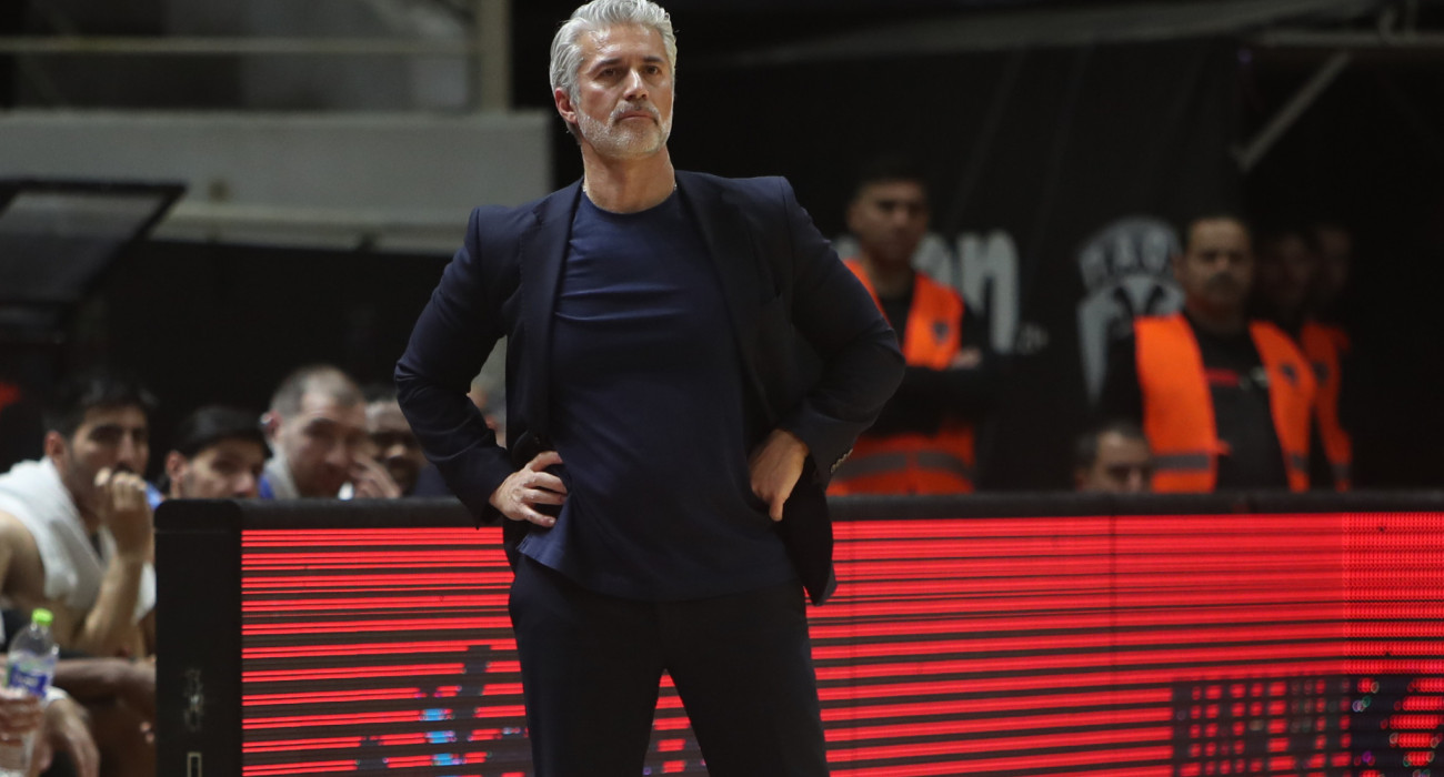 Ο Βαγγέλης Ζιάγκος στο παιχνίδι της Μυκόνου με τον ΠΑΟΚ στο «PAOK Sports Arena», Πηγή: Eurokinissi