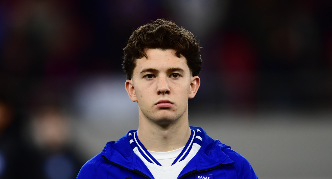 Ο Κωνσταντίνος Καρέτσας με την Εθνική Ελλάδας / Πηγή: Eurokinissi