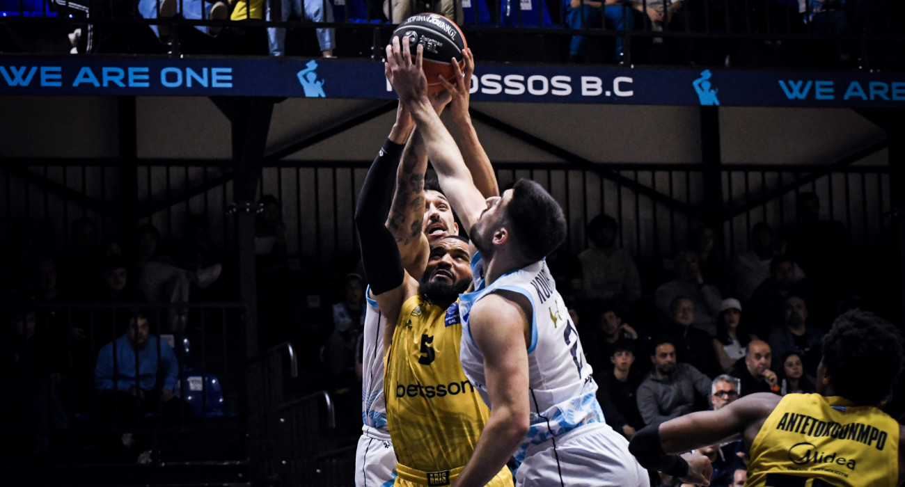 Ο Αμίν Νουά στο παιχνίδι του Άρη με τον Κολοσσό στη Ρόδο, Πηγή: Eurokinissi