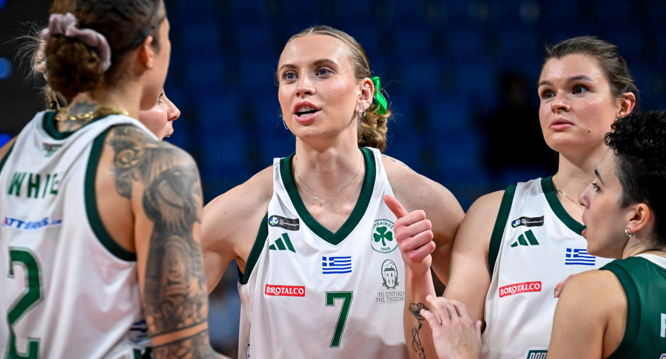 Η Χέιλι Μπένετ στον ευρωπαϊκό τελικό του Παναθηναϊκού με τη Βαλεφόλια / Πηγή: Eurokinissi