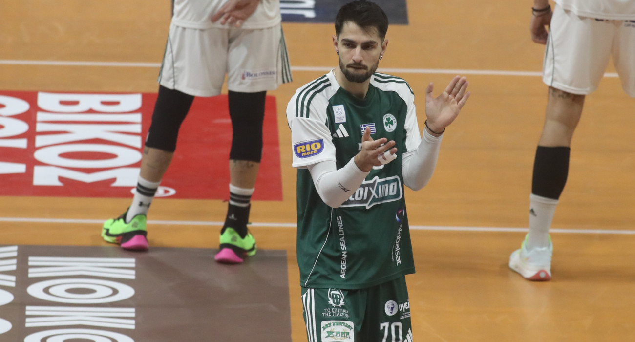 Ο Άρης Χανδρινός σε αγώνα του Παναθηναϊκού / Πηγή: Intime