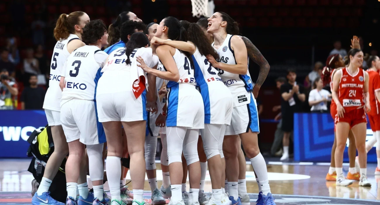 Στιγμιότυπο από την αναμέτρηση της Εθνικής ομάδας Γυναικών / ΙΝΤΙΜΕ