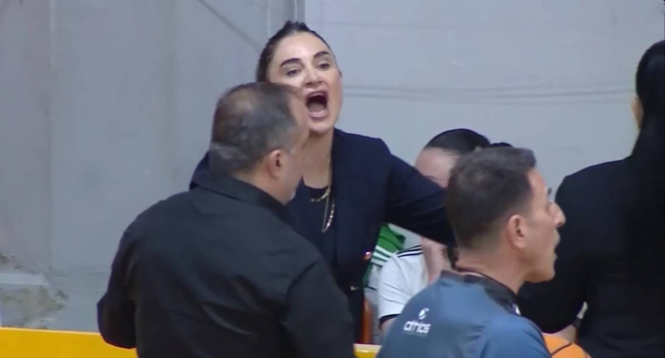 H αντίδραση της προπονήτριας του Παναθηναϊκού Σελέν Ερντέμ / Screenshot