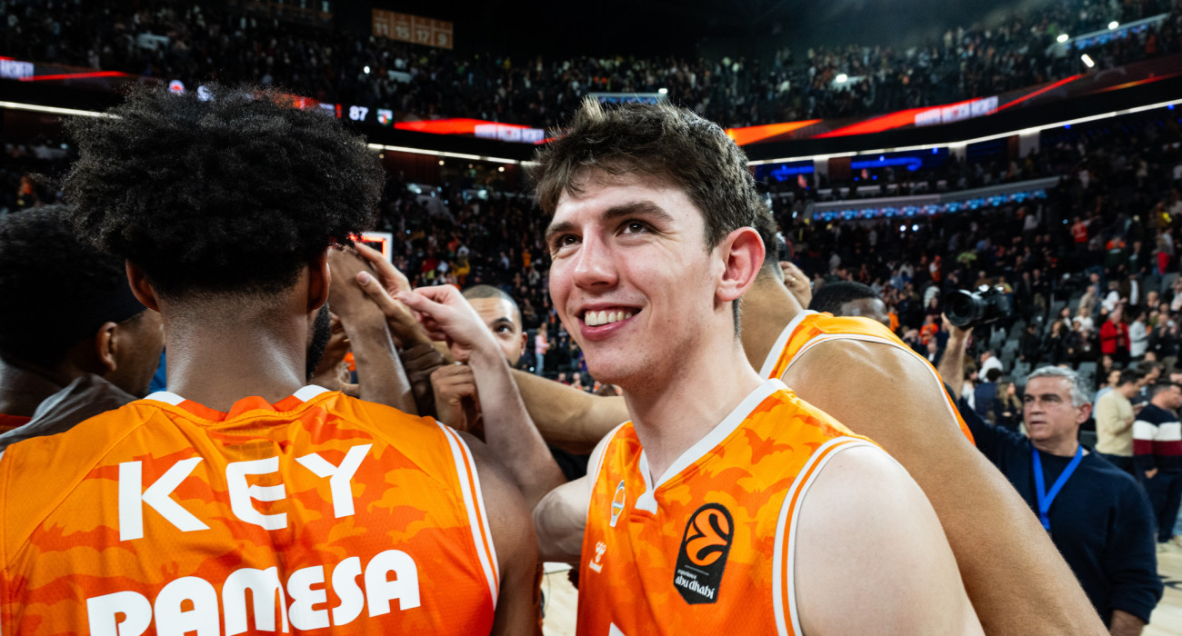 Ο Σέρχιο Ντε Λαρέα, που χάρισε τη νίκη στη Βαλένθια κόντρα στον Ολυμπιακό, Πηγή: JM Casares / Euroleague Basketball via Getty Images