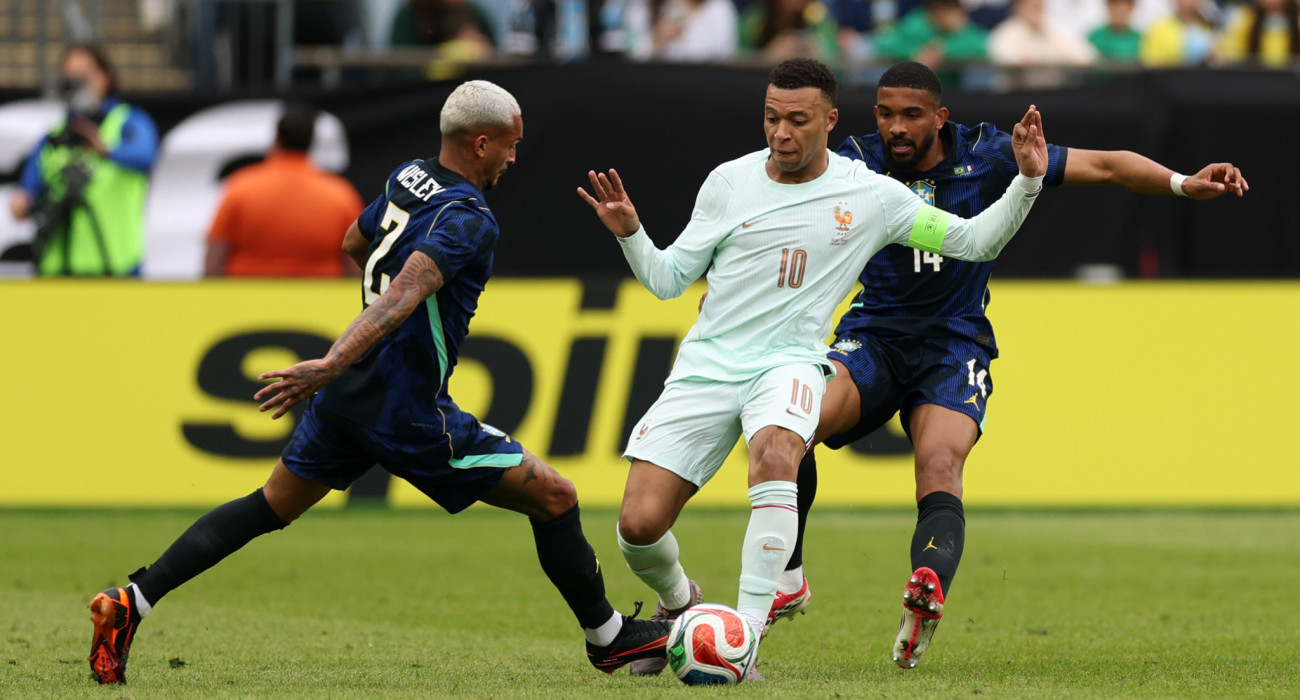 Στιγμιότυπο από την αναμέτρηση της Γαλλίας με την Βραζιλία / Πηγή: GettyImages