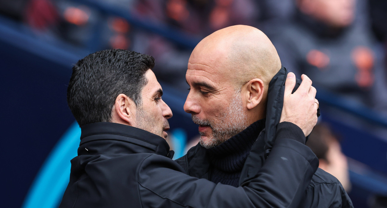 Ο Μικέλ Αρτέτα και ο Πεπ Γκουαρδιόλα ξανά αντιμέτωποι / Πηγή: Imago