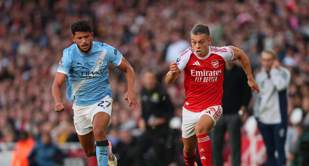 Τροσάρ και Ματέους Νούνιες στο Άρσεναλ-Μάντσεστερ Σίτι / Πηγή: Imago