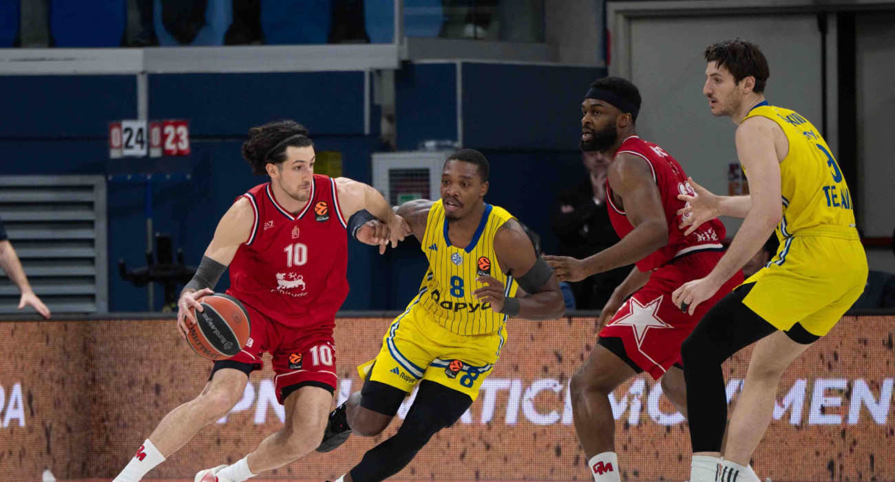 Στιγμιότυπο από την αναμέτρηση Ολ΄ίμπια Μιλάνο - Μακάμπι Τελ Αβίβ / Πηγή: IMAGO