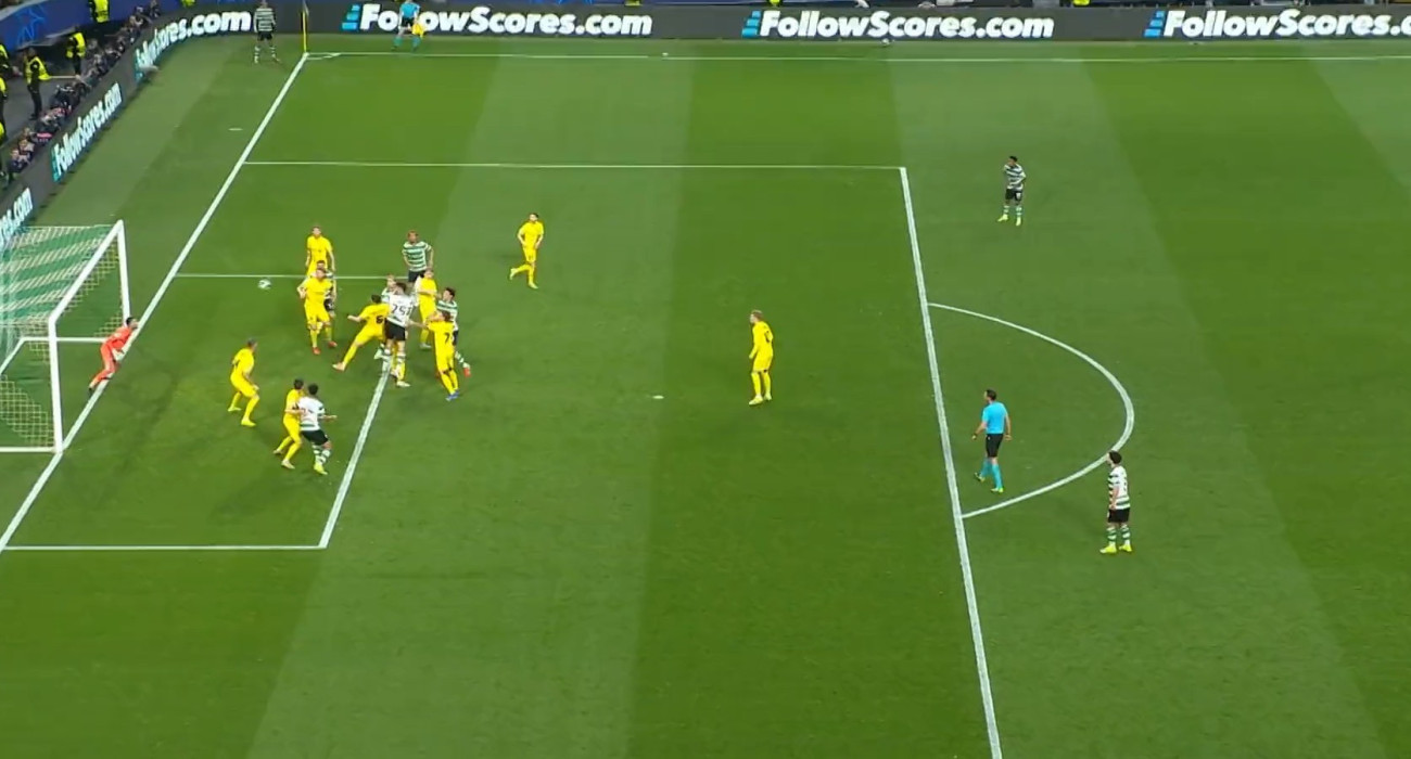 Η στιγμή που ο Γκονζάλο Ινάσιο ανοίγει το σκορ για την Σπόρτινγκ Λισαβόνας / Screenshot