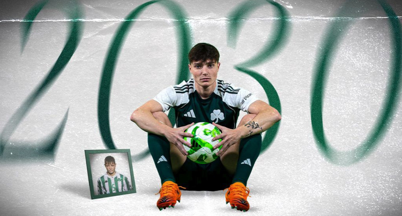 Ο Γιώργος Κάτρης επέκτεινε το συμβόλαιό του με τον Παναθηναϊκό ως το 2030 / pao.gr