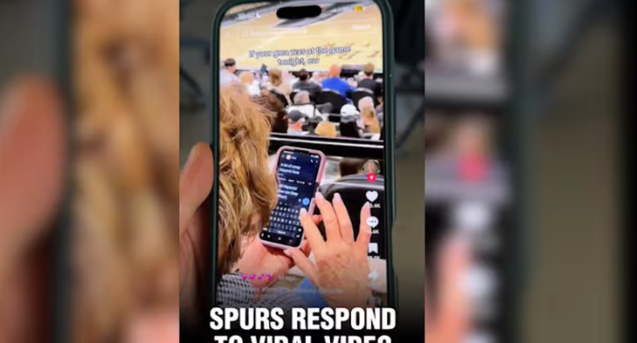 Το επίμαχο μήνυμα που προκάλεσε αντιδράσεις σε αγώνα των Σαν Αντόνιο Σπερς/Screenshot