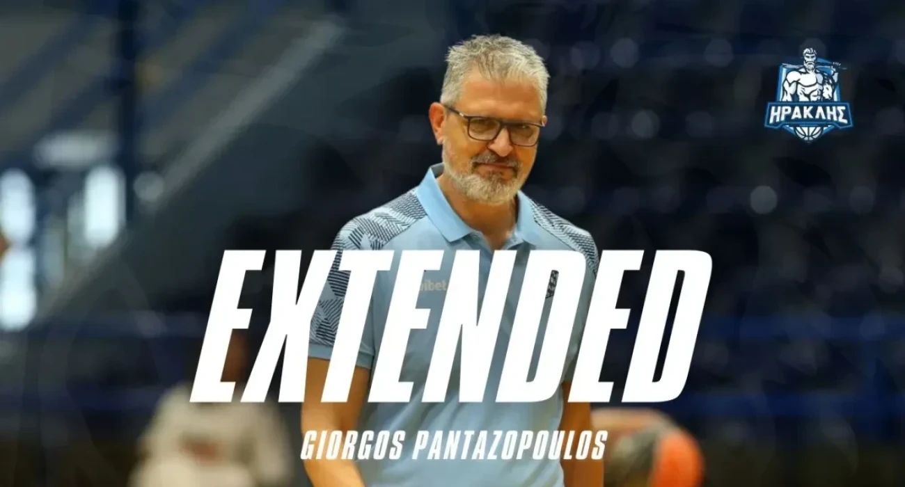 Η ανανέωση του Γιώργου Πανταζόπουλου με τον ηρακλή / πηγή: iraklis-bc.gr