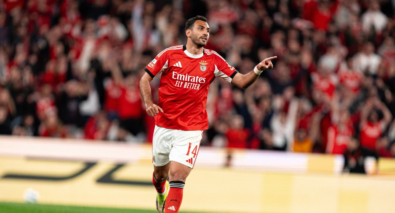 Ο Βαγγέλης Παυλίδης σκόραρε ξανά με τη φανέλα της Μπενφίκα / Πηγή: Imago