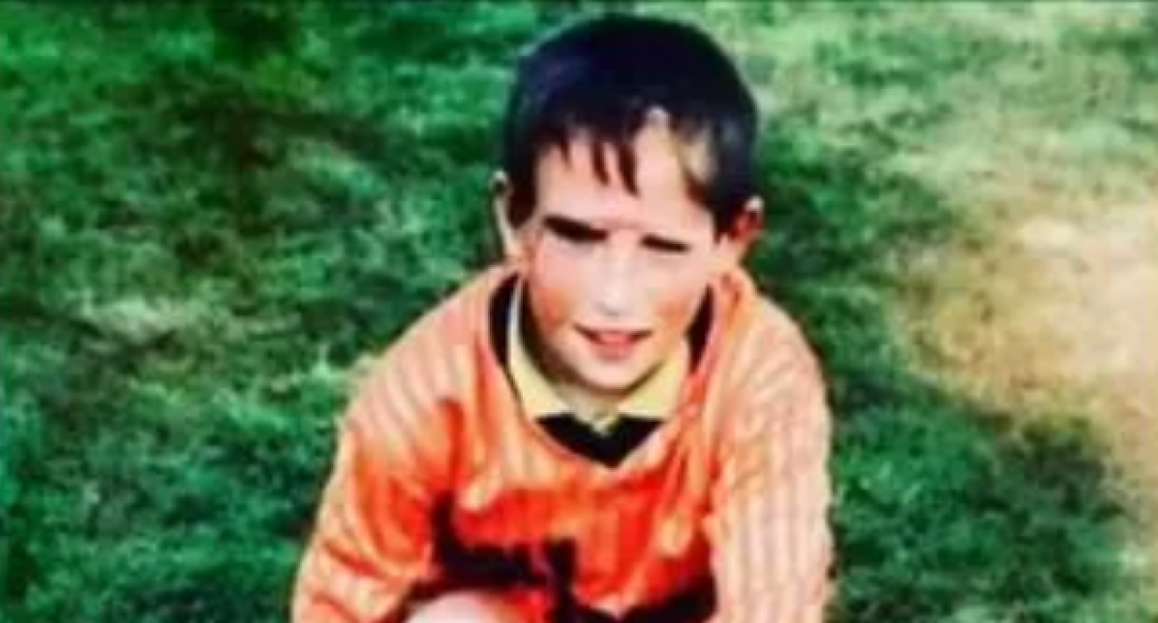 Ο Φρανκ Ριμπερί σε φωτογραφία από την παιδική ηλικία του