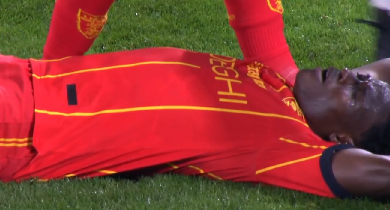 Ο επιθετικός της Λέτσε, Λάμεκ Μπάντα / Screenshot