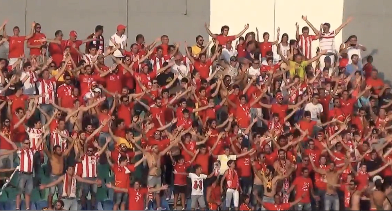 Οι οπαδοί της Νέας Σαλαμίνας / Screenshot