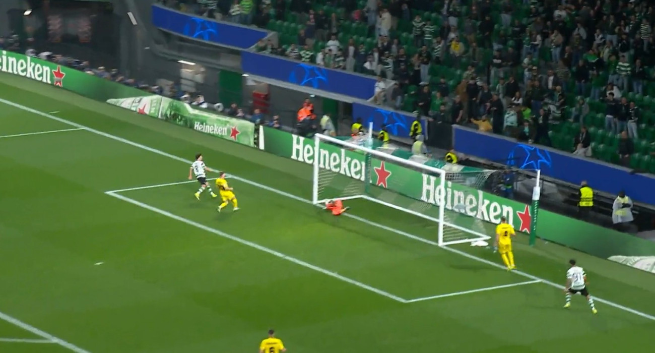 Το δεύτερο γκολ της Σπόρτινγκ Λισαβόνας / Screenshot