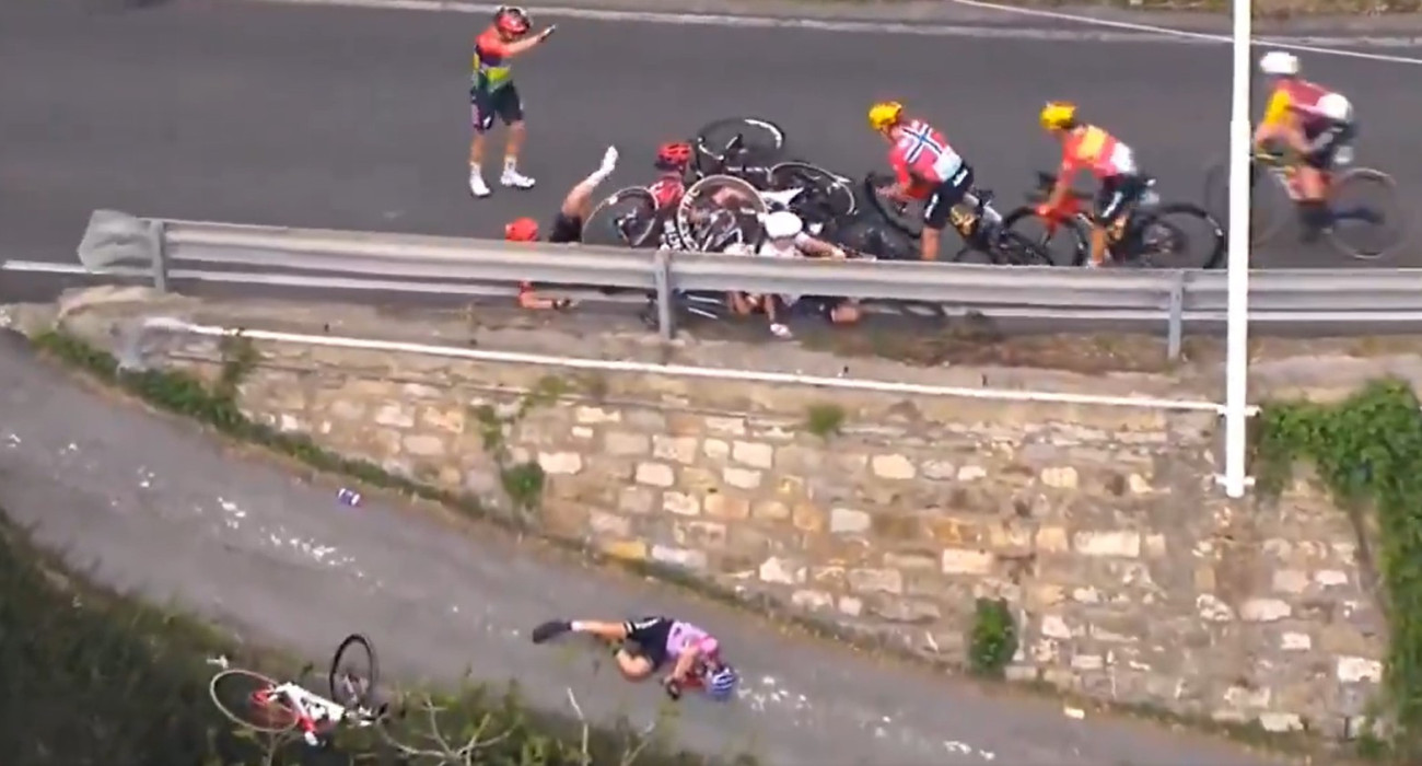 Ο σοκαριστικός τραυματισμός της αθλήτριας/ screenshot