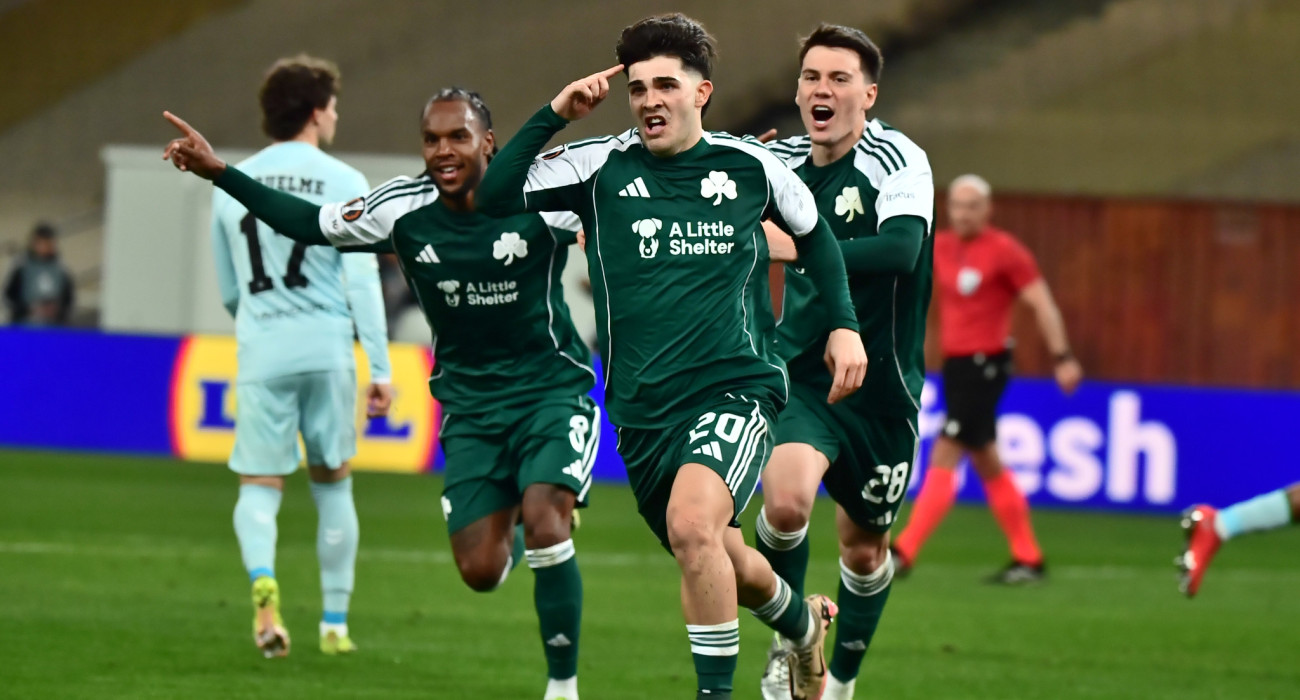 Ο Βισέντε Ταμπόρδα πανηγυρίζει το γκο, που σημείωσε στον πρώτο αγώνα του Παναθηναϊκού με την Μπέτις - ΠΗΓΗ: Eurokinissi