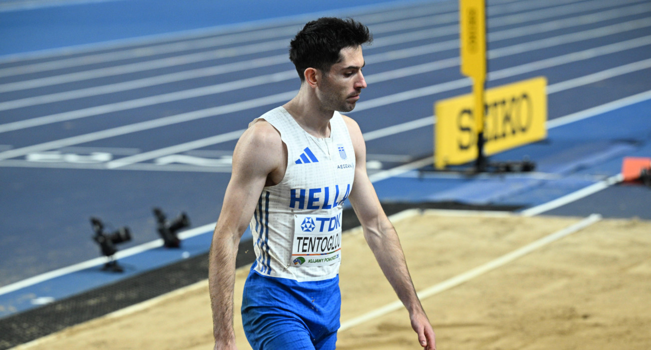 Ο Μίλτος Τεντόγλου στο Παγκόσμιο Πρωτάθλημα κλειστού στίβου στο Τορούν / Πηγή: Eurokinissi