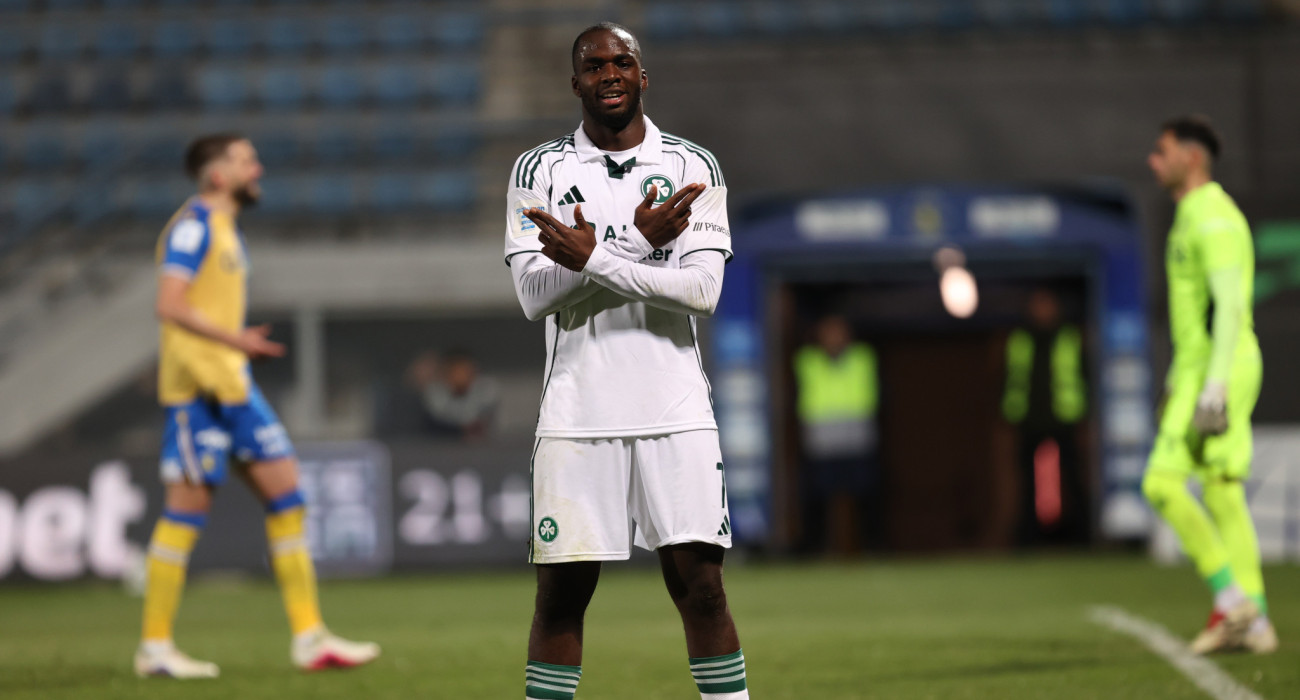 Ο Ανδρέας Τεττέη έφτασε στον αγώνα με τον Αστέρα AKTOR τα 7 τέρματα με τη φανέλα του Παναθηναϊκού - ΠΗΓΗ: ΙΝΤΙΜΕ