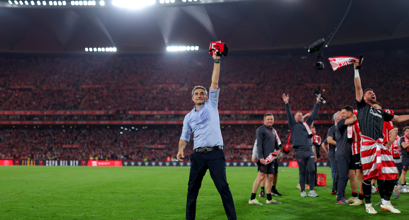 Ο Ερνέστο Βαλβέρδε οδήγησε την Αθλέτικ Μπιλμπάο στην κατάκτηση του Copa del Rey/Πηγή: Getty Images