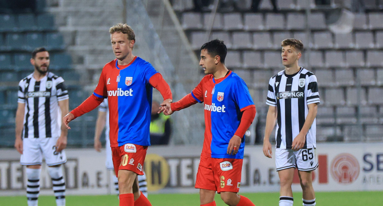 Στιγμιότυπο από το παιχνίδι Βόλος - ΠΑΟΚ / Πηγή: Intime