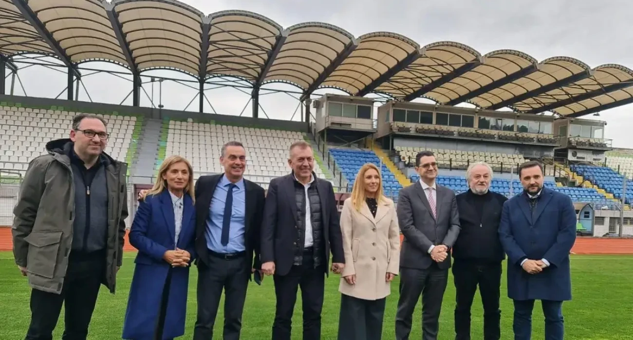 Ο Βρούτσης ανακοίνωσε έργα ύψους 500 χιλιάδων ευρώ στο γήπεδο του Λεβαδειακού / Πηγή: Βρούτσης Ιωάννης, Facebook