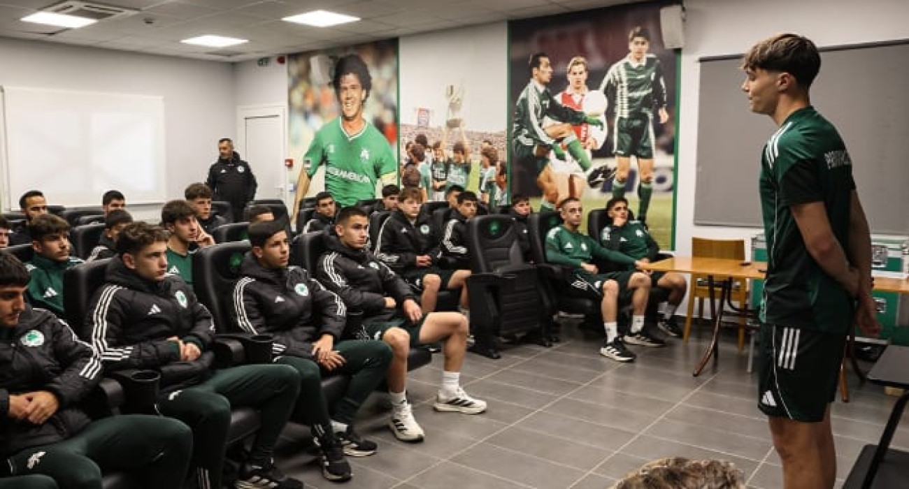 Ο Γιώργος Κάτρης μίλησε στην Ακαδημία του Παναθηναϊκού