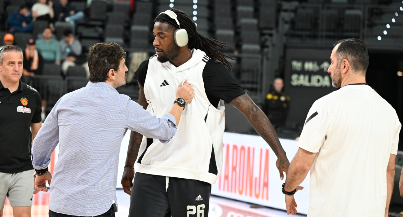 Ο Δημήτρης Γιαννακόπουλος στη Βαλένθια με τον Ματίας Λεσόρ, Πηγή: Vaggelis Stolis